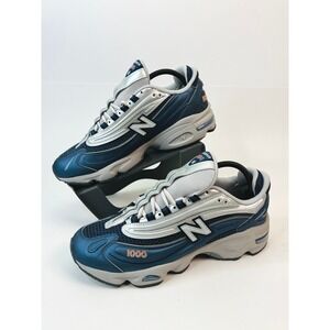 New Balance 1000 Blue Grey Men's Sneakers M1000P Size 10.5 Retro Runner